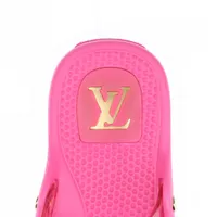 ❣️ルイヴィトン❣️レザーラバーサンダル34 1/2LVロゴ【美品】 美品】ルイヴィトン レザーラバーサンダル35 1/2 LVロゴ