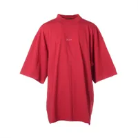 バレンシアガ 23年 コットン Tシャツ XL ユニセックス レッド