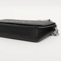 4/13終了　新品未使用★定価39600円★LELET NY チェーン メゾンマルジェラ 4ステッチ レザー チェーンウォレット
