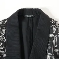 入手困難✨ドルチェ&ガッバーナ テーラードジャケット 総柄 シルク ドルチェ&ガッバーナ 17SS シルク テーラードジャケット 44