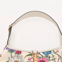 【入手困難・レア】グッチ☆ フローラ ショルダーバッグ キャンバス アイボリー Vintage Gallery Rococo OLD GUCCI 世界No.1のコレクション！