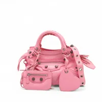 pink バレンシアガ ビストロ XS バスケット 2way ハンドバッグ 送料無料】BALENCIAGA[バレンシアガ] / BISTRO BASKET XXS Bag
