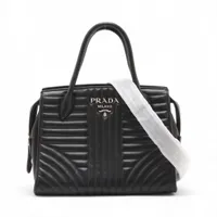 【m】　フルラ　ピン　2way ハンドバッグ　サフィアーノレザー　ブラック 美品 FURLA フルラ ピン 2way ハンドバッグ ショルダーバッグ
