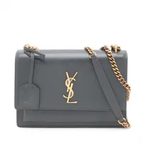 ✨極美品✨SAINTLAURENTパリチェーンショルダーバッグ　レザー SAINT LAURENT サンローラン パリ PARIS ショルダーバッグ