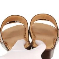 ジミーチュウ　ブラウン　サンダル JIMMY CHOO - ジミーチュウ❤︎サンダル❤︎24㎝❤︎ブラウンの