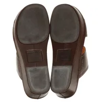 JIMMY CHOO ブラウンレザーサンダル 美品】JIMMY CHOO ジミーチュウ レザー ブラウン サンダル