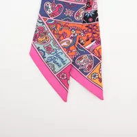 HERMES エルメス ツイリー 花咲く鳥達の国で　ブルー　2本 エルメスツイリー 花咲く鳥たちの国で/Au Pays des Oiseaux