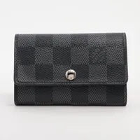 ルイヴィトン　ダミエグラフィット　ミュルティクレ6　N62662　ブラック ルイ・ヴィトン LOUIS VUITTON ミュルティクレ6 N62662 ダミエ