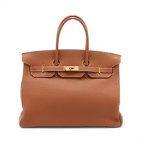 エルメス　バーキン35 ネイビー　ゴールド金具 エルメス HERMES バーキン35 バーキン 35 バッグ トートバッグ