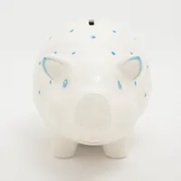 ティファニー　陶器貯金箱 希少・美品】ティファニー／陶器製 貯金箱 - メルカリ