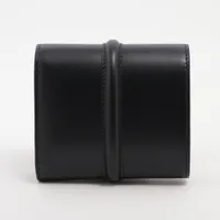 (美品)セリーヌ スモールトリフォールド コンパクトウォレット ブラック CELINE(セリーヌ) スモール トリフォールド 三つ折り財布 黒