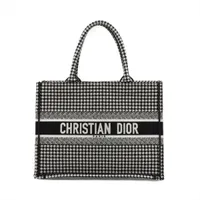 クリスチャンディオール　黒　レース　バタフライ　ブックトート　ミディアム 新作☆24Cruise】DIOR ブックトート バタフライ ミディアム