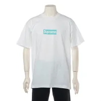 シュプリーム / ティファニー ボックス ロゴ Tシャツ Ｌサイズ Lサイズ着用】supreme✖︎TiffanyのボックスロゴTシャツをゲット