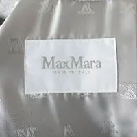 美品　マックスマーラ　ロングドレス　カシュクール　ウエストリボン　白タグ　38 美品✨マックスマーラ 花柄ロングワンピース ドレープ