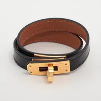 エルメス　ケリーバングルブレス　茶レザー 楽天市場】【HERMES】エルメス ケリーバングル ブレスレット