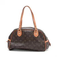 【Louis Vuitton】鑑定済み モノグラム ボストンバッグモントルグイユ ヴィトン モノグラム モントルグイユPM M95565 ブラウン