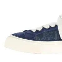 ネイビー スエード　ブーツ　Dior ディオール B33 23AW スエード スニーカー 39 メンズ ネイビー