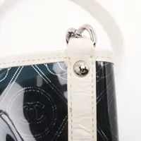 シャネル ココマーク ビニールxパテントレザー チェーン