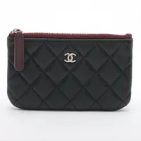 【美品】CHANEL ブラック 大ポーチ シャネル ココマーク ナイロン ポーチ ブラック ゴールド金具 31
