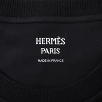 エルメス コットン Tシャツ 36 レディース ブラック 5H4625DC 箱