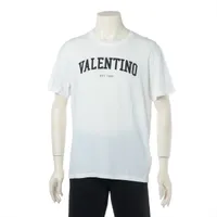 VALENTINO VLTN コットン Tシャツ VALENTINO T-SHIRT VLTN S COTTON White WB3MG07D3V6 Used | eBay