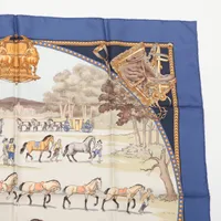 エルメス カレ 90 PRESENTATION DE CHEVAUX 馬の