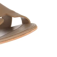 エルメス オアジス レザー サンダル 38 レディース ブラウン