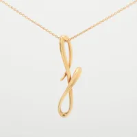 ティファニー　レター　ネックレス　イニシャル　a 現行品　美品　750 Tiffany & Co. - Tiffanyラージイニシャルa ネックレスの通販 by