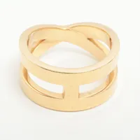 エルメス リュバン スカーフリング GP ゴールド A3811429｜中古