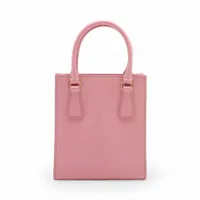 【箱あり】PRADA プラダ⭐︎サフィアーノ ピンク レザー ハンドバッグ プラダ サフィアーノラクス レザー 2WAYハンドバッグ ピンク