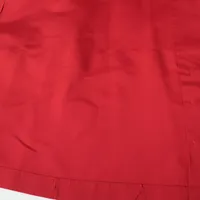 シャネル ココボタン シルク トレンチコート 38 レディース レッド