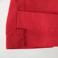 シャネル ココボタン シルク トレンチコート 38 レディース レッド