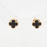 ヴァンクリーフ&アーペル フリヴォル ミニ ダイヤ ピアス 750(YG