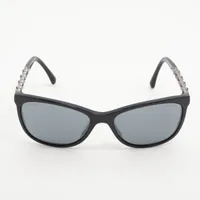 CHANEL シャネル 5394-H-A ロゴ サングラス フェイクパール シャネル 5394-H-A ロゴ サングラス プラスチック×フェイク