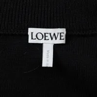 LOEWE アナグラム　ドライバーズニット　未使用レベル　ウールカシミヤ LOEWE アナグラムドライバーズニット未使用レベルウールカシミヤ