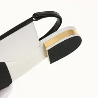シャネル ココマーク 24S レザー フラットパンプス 36 1/2