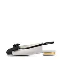 シャネル ココマーク 24S レザー フラットパンプス 36 1/2