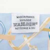 HERMES エルメス　ツイリー　2023SS DO RE BOUCLES エルメス ツイリー Do Re Boucles スカーフ シルク ブラック