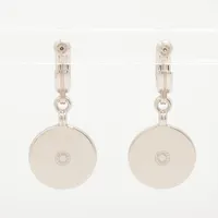◇エルメス◇ファニー アイスクリーム ピアス メタル ホワイト シルバー 両耳用 エルメス ファニー アイスクリーム ピアス(両耳用) メタル