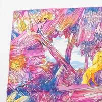 HERMES カレ90 La Vallee de Cristal 水晶の谷 673f4e645e5e2.webp