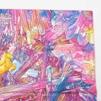 エルメス カレ90 La Vallee de Cristal 水晶の谷の風景 スカーフ