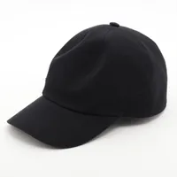 エルメス シェーヌダンクル キャップ 59 コットン ブラック