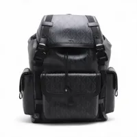 【美品】ディオール　リュック　CD　ゴールド金具　オーバル　巾着　レザー　黒色 ディオール / Dior カナージュ バックパック ブラック/ゴールド