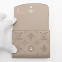 極美品 ルイ ヴィトン マヒナ ポルトフォイユ イリス 長財布 ガレ ヴィトン マヒナ ポルトフォイユイリスコンパクト M62542 ガレ