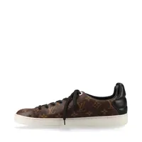 ルイヴィトン スニーカー モノグラム レザー ブラウン 37 ルイヴィトン LOUIS VUITTON モノグラム ミニ ローカット