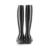 ヴィトン シルエットライン ラバー モノグラム レインブーツ ブラック LOUIS VUITTON - ヴィトン レインブーツの通販 by QQ shop｜ルイ
