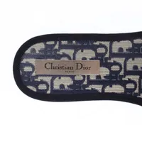 クリスチャンディオール サンダル レディース スタッズ ウッドヒール　38 クリスチャンディオール オブリーク ファブリック サンダル 38