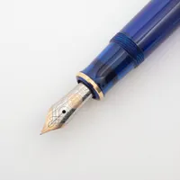 ◇ペリカン◇GP×レジン/スーベレーン/万年筆/ペン先 14C-585 B ペリカン（Pelikan） 万年筆スーベレーン M805 ブルー縞 万年筆