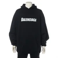 VINTAGE★BALENCIAGA コットン パーカー L UNISEX★ABランク BALENCIAGA - BALENCIAGA バレンシアガ パーカー S ベージュ