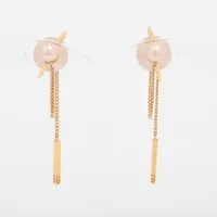 7/21まで出品　お値下げ　ディオール　トライバルピアス　マットピンクxゴールド ディオール Dior Tribales ディオール トライバル ピアス(両耳用